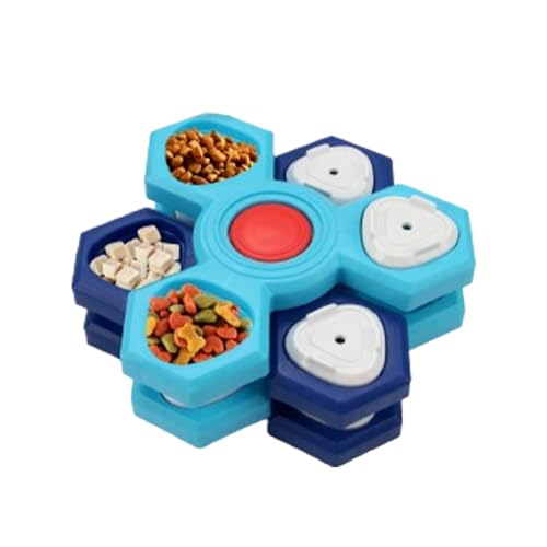 Slow Feeder-Napf für Hunde,Slow Feeder-Hundenäpfe,Puzzle Hundefutternapf - Hält Haustiere beschäftigt, ideal für schnelle Esser und mittelgroße Rassen von Kirdume