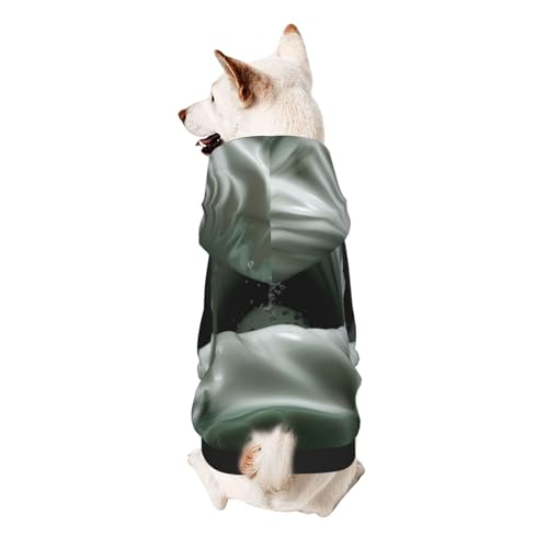 Hunde-Kapuzenpullover mit Tropfenmuster, weiches und atmungsaktives Polyester, Haustierkleidung für kleine, mittelgroße und große Hunde von Kirrowe