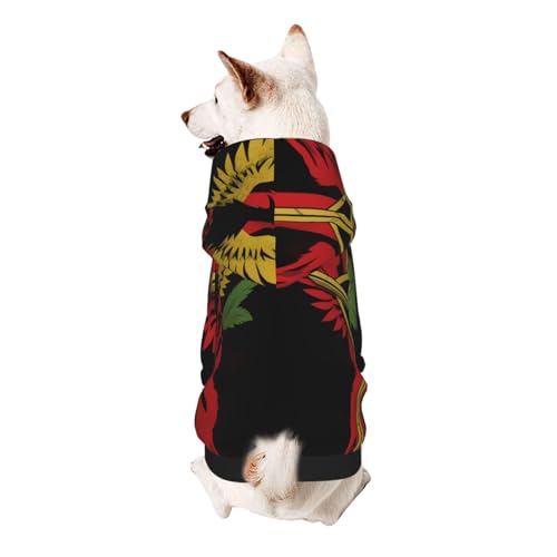 Mystic Vow Hunde-Kapuzenpullover, weiches und atmungsaktives Polyester, Haustierkleidung für kleine, mittelgroße und große Hunde von Kirrowe