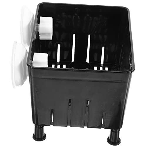 1 Satz Aquarien-Isolationsbox Zubehör für Aquarien Aquariumnetz kleines Aquarium Bausatz Fischnetze Filter doppelsaugnapf saugnäpfe Separator Betta Aquarium trennwand Gummi Black Kisangel von Kisangel