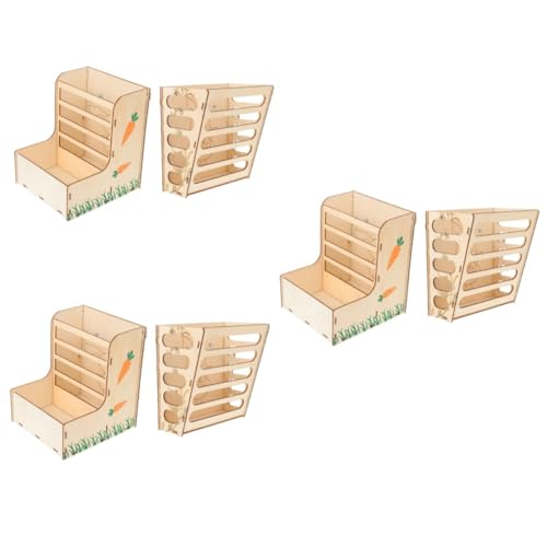6 Stück Kaninchengrasständer Kaninchenzubehör Zarter Futterspender Futterkrippe Grashalter Meerschweinchen Futterspenderkäfig Praktischer Hasenfutterspender Zarter Kisangel von Kisangel