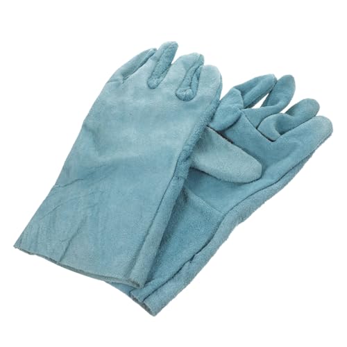 Kisangel 1 Paar Bissfeste Handschuhe Spielhandschuh für Haustiere Abflusshandschuhe für Hunde Leichte Handschuhe Haustierhandschuhe Arbeitshandschuhe Reptiliennebler Handschuhe trainieren von Kisangel