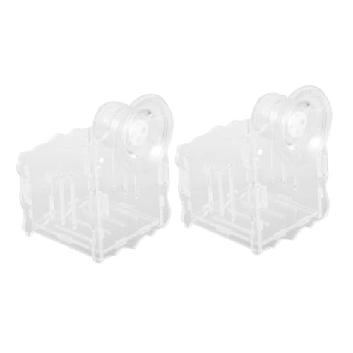 Kisangel 1 Satz Aquatische Pflanzschale Siphon Luft Pflanzen Tank Axolotl Pumpe Lebende Fische Für Aquarien Dekorationen Für Aquarien Anlage Saugnapf Für Aquarien Teich Transparent Acryl von Kisangel