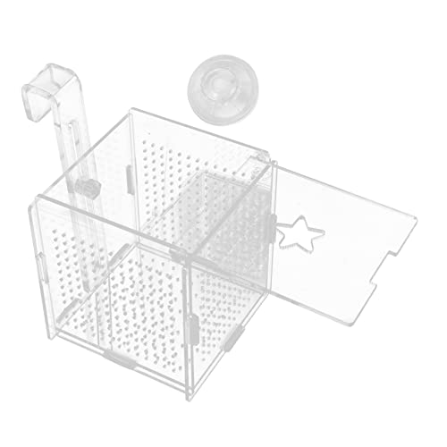 Kisangel 1 Satz Betta-Box Netz Pakete tauchfähig Fosh Vakuum Draht Easy putz aquaristik zubehör Fischhaltungsbox Fischzuchtboxset Fischbrutkasten Zuchtbehälter Zuchthalter Acryl Transparent von Kisangel