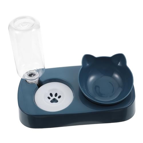 Kisangel 2-in-1-futter-/wassernapf und Spender für Haustiere Nackenstütze für Katzen Hunde Kaninchen von Kisangel