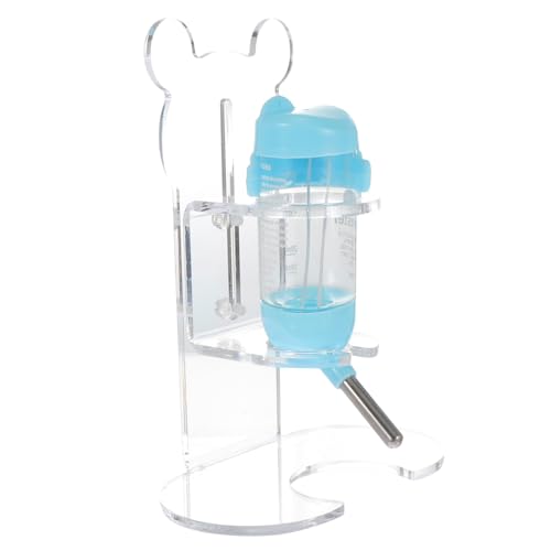 Kisangel 1 Set Hamster Flaschenkäfig Wasserhütten Set Trinkbrunnen Für Haustiere Trinkhalter Haustierflasche Haustier Trinkflasche Hundebecher Tragbare Automatische Stillflaschen von Kisangel