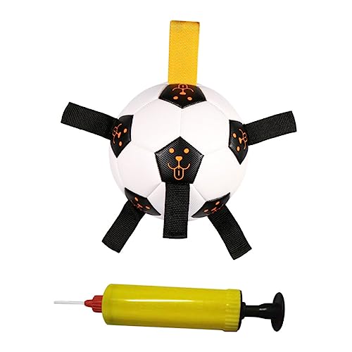 Kisangel 1 Set Haustier Fußball Kauspielzeug Für Welpen Hunde Quietschendes Welpen Gummispielzeug Outdoor Hundezerrerspielzeug Heimtierbedarf Outdoor Haustier Fußballspielzeug von Kisangel