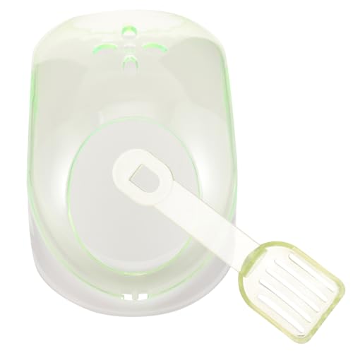 Kisangel 1 Set Transparentes Hamster Badezimmer Kleines Aquarium Hamster Badewanne Zwerghamster Toilette Hamster Badeschüssel Igel Toilette Hamsterzubehör Rennmaus Badezimmer von Kisangel