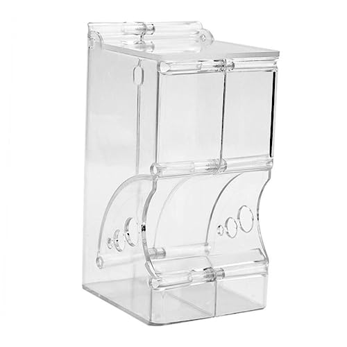 Kisangel Hamster Feeder Automatische 1pc Lebensmittel Dispenser Schüssel Käfig Fütterung Schüssel Kunststoff Feeder für Tiere von Kisangel