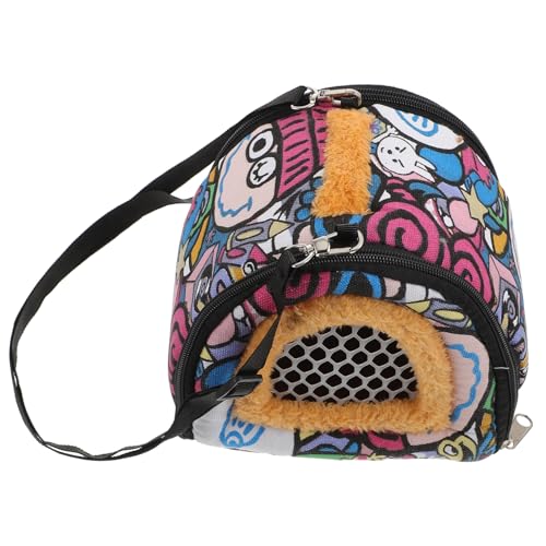 Kisangel 1 Stück Haustier Ausflugstasche Tragbare Hamster Tasche Igel Tragetasche Ratten Außentasche Outdoor Igel Handtasche Atmungsaktive Hamster Handtasche Hamster Tragetasche von Kisangel