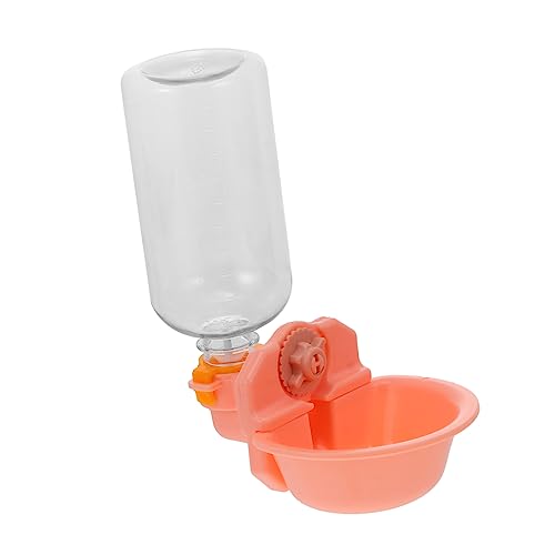 Kisangel Wasserhalter für Haustiere 500 Ml Automatischer Wasserspender für Haustiere Wasserspender für Hunde und Katzen Auslaufsicher und Pflegeleicht von Kisangel