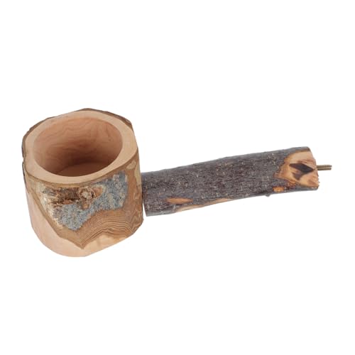 Kisangel 1 Stück Papageien Stand Rack mit Futter Schale aus Holz für Kleine und Mittelgroße Vögel Leicht zu Reinigen Kreatives Design für Papageien und Nymphensittiche Kisangel 1 Stück Papageien Stand Rack mit Futter Schale aus Holz für Kleine und Mittelgroße Vögel Leicht zu Reinigen Kreatives Design für Papageien und Nymphensittiche von Kisangel