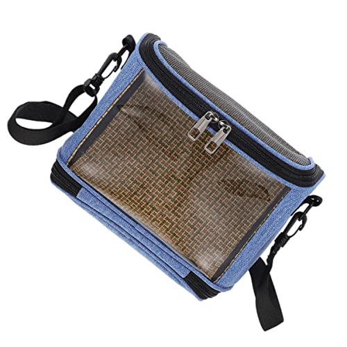 Kisangel Kleintierkoffer Hamster-Reisetasche Chinchilla-Outdoor-Tasche Haustierkäfig-Fenster Einfache Reinigung Geeignet für Hamster von Kisangel