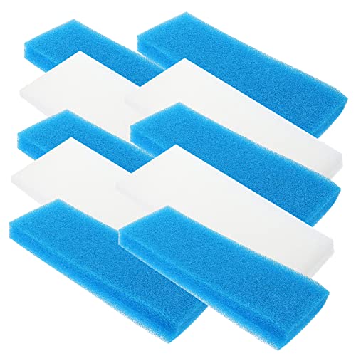 Kisangel 10 Stücke Pads Austauschbare Floss Cuttable Media Dichte Faser für Aquarium Aquarium Reinigung von Kisangel