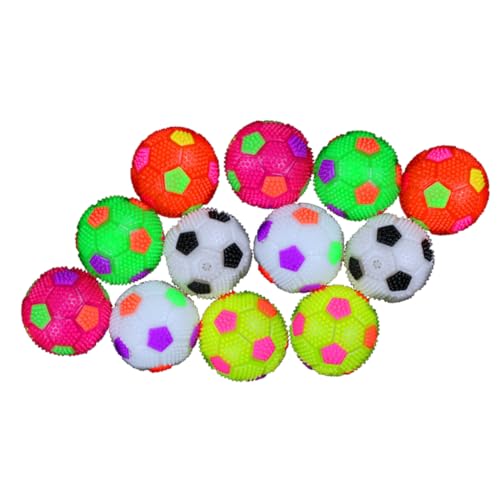 Kisangel 12 STK Stachelball Für Kinder Kinderspielzeug Quietschende Kugel Spielzeuge Hüpfballspielzeug Für Kinder Haustier von Kisangel