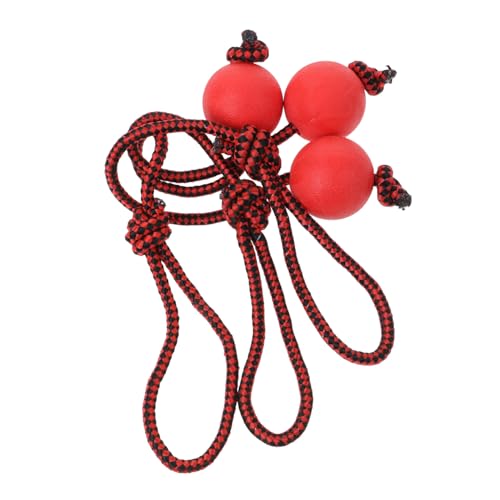 Kisangel 15 STK Hund wirft Ball Dog chew Toy hundekauspielzeuge Hund beißt Ball Haustier Spielzeug Seilspielzeug für Hunde Apportierbälle für große Hunde elastisch den Ball aufheben Leine von Kisangel