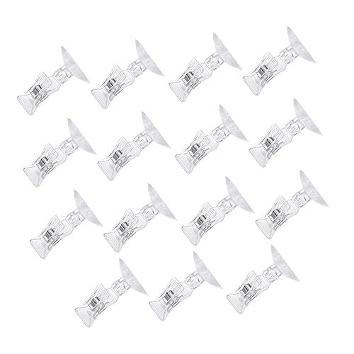 Kisangel Aquarium Cup Clips 15pcs Fütterung Algen Klemme Fisch Feeder Aquarium Zubehör von Kisangel