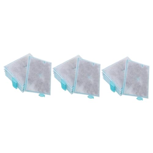 Kisangel 18 STK Filterelement für Aquarien Sieb Aquarium Filterwatte aus Baumwolle Filterwatte für Aquarien ersetzen Wattepad Wasserfilter Filter Element Filterschwamm von Kisangel