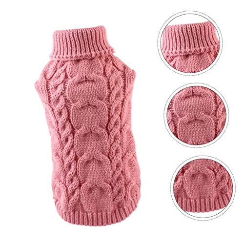 Kisangel 1Stk Haustier-Pullover Hundepullover für kleine Hunde Haustier Hund Pullover Bekleidung Kleider Kleiner Hundepullover Winter-Haustier-Outfits Strickmantel aus Haustierwolle Garn von Kisangel