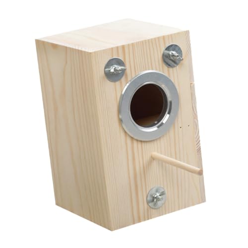 Kisangel 1pc Vogelnest Zucht Box Große Holz Vogel für Sittich Finken Nesting Huhn Inkubator Zubehör von Kisangel