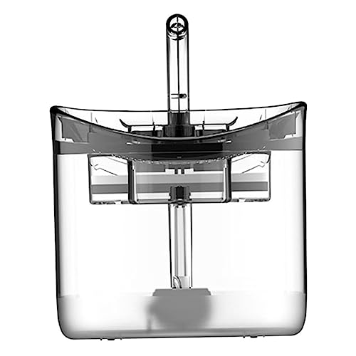 Kisangel Automatischer Wasserspender Für Haustiere Mit Großem Fassungsvermögen Filter Für Sauberes Trinkwasser Geeignet Für Katzen Und Hunde Transparente Basis EU Stecker Leise Und von Kisangel