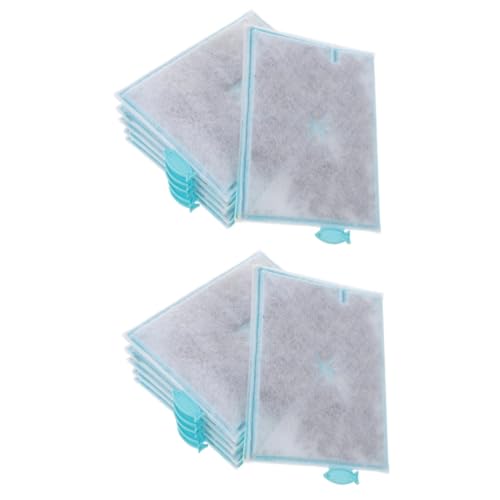 Kisangel 2 Kisten Aquariumfilter Tankfilterwatte Aquariumzubehör Aquarium Cleaner aquaristik zubehör Sieb Wattepads Wattepad für Aquarien Filterwatte für Aquarien tragbar Filtermatte von Kisangel