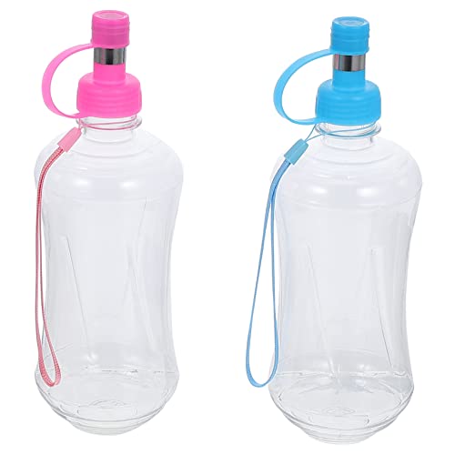 Kisangel 2 STK Trinkbrunnen für Haustiere Trinkflasche für Reisehunde wasserspender für Hunde im freien Dog Water Bottle hundewasserflasche Kätzchenkessel Einkaufen Hundekessel Plastik von Kisangel