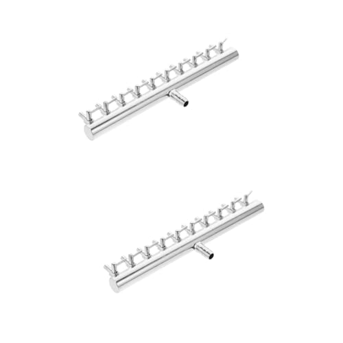 Kisangel 2 Stück 10 8 Luftpumpe 2-Wege 3-Wege 4-Wege Trennwand für Aquarien angelrolle Aquarium Sauerstoffschlauchverteiler Splitter Ventil Schalter Luftstrom Hebel Spender von Kisangel