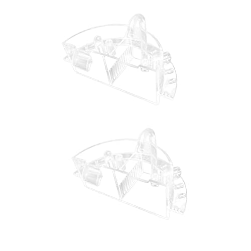 Kisangel 2 Stück 3 Filterbox für Aquarien augplatte Suction Cup Fischglas klarer Behälter Zubehör für Aquarien Kleiner Plastikbehälter Aquariumfilter 3 in 1 Sauerstoffpumpe Schwamm Werkzeug von Kisangel