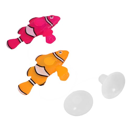 Kisangel 2 Stück Aquarium Simulierte Fische Gefälschte Schwimmende Fische Winzige Fische Ornament Aquarium Dekorationen Aquarienfische Künstliche Schwimmende Fische Aquariumzubehör von Kisangel