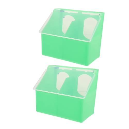 Kisangel 2stücke Multifunktionale Futterbox Für Tauben Mit Abdeckung Hängende Futter Und Wasserstation Für Vogelkäfige Geeignet Für Tauben Papageien Und Wachteln Kisangel 2stücke Multifunktionale Futterbox Für Tauben Mit Abdeckung Hängende Futter Und Wasserstation Für Vogelkäfige Geeignet Für Tauben Papageien Und Wachteln von Kisangel