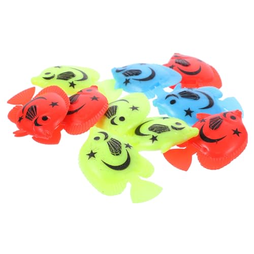 Kisangel 20 STK Aquariendekoration Roboterfisch gefälschtes Aquarium Mini-Figur angelrolle Aquarium Dekoration künstlich gefälschter Fisch Ornamente schwimmender Fisch Kind Dekorationen von Kisangel