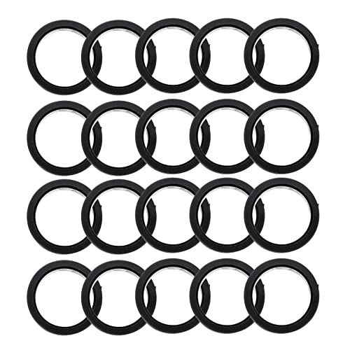 Kisangel 20St Nadel Ende Poolreiniger Tülle Aquarium Pumpe Netz Aquarium Cable Hole Fish Tank Cable Hole Aquarium Wire Grommet Lochabdeckung aus Kunststoff Kabelmanagement-Tool pp Black von Kisangel