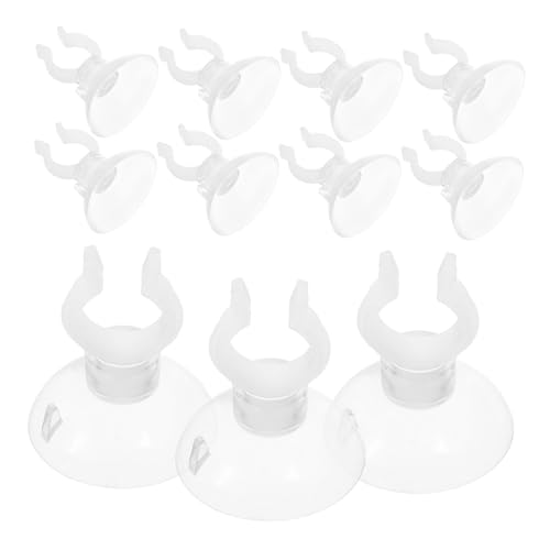 Kisangel 20 Stücke Aquarium Cup Clips für Schläuche Airline Schläuche Feste Cups für Aquarium Abs Haltbarkeit von Kisangel