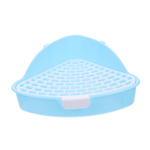 Kisangel 2Er Box Kaninchentoilette Haustiertoilette Hasentoilette Haustierbedarf Kleine Haustiertoilette Kleine Schweinchen PIPI Toilette Haustierschublade Töpfchen Haustier PIPI von Kisangel