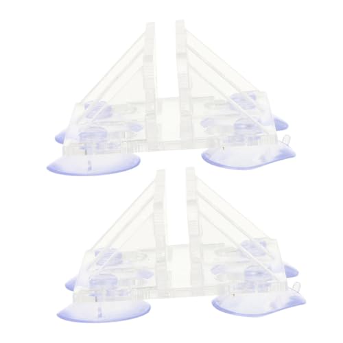 Kisangel 2 Stücke Aquarium Cup Clamp Teiler Acryl Fisch Tank Isolieren Clips 5cm X 5cm Zu Halten 8mm Süßwasser Sicher von Kisangel