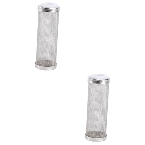 Kisangel 2St Netzfilterbeutel Aquariumfilter ecosphere geschlossenes aquatisches Ökosystem Stainless Steel Filter Bag Fish Tank Accessory Sieb Filterbeutel Edelstahl Metall von Kisangel