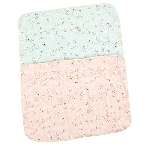 Kisangel 2St Hamster-PIPI-Pad Zubehör Bildschirm Wurf Kleintierkäfig Matte Hamsterkäfig Einlage Haustiere Aber Tierkäfig-Pad Käfigeinlage für Kleintiere Polyester Faser Plus TPU wasserdicht von Kisangel