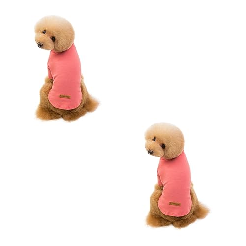 Kisangel 2St Hundekleidung Nachthemd joggingleine dogge Welpe rosa Haustierkleidung Kinderpyjamas Schlafanzug für änner Haustier-Baumwollhemd -Hund Baumwoll-Shirt zweibeinige Kleidung von Kisangel