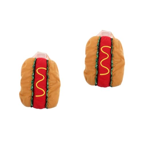 Kisangel 2 Stücke Lustige Hot Dog Halloween Kostüm Für Hund Mittlere Größe Haustier Hund Katze Kleid up Bequeme Elastische Hals von Kisangel