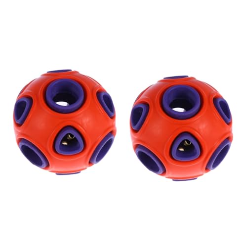 Kisangel 2St Hund spielt Ball Interaction Dog Toy sportliche Snacks Hundespielzeug kauen Spielzeuge Sporttrainingsspielzeug für Haustiere pet kicherball Bissfest Ball Spielen Spielzeugball von Kisangel