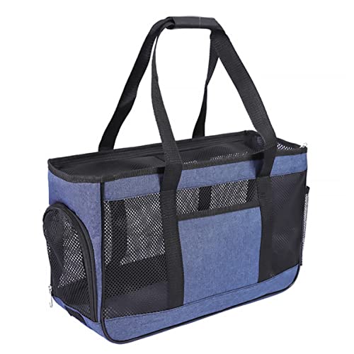 Kisangel 2St Tasche für Haustiere Geldbörsenhalter fürs Auto Reise-Welpentransportbox Reisekoffer Katzen Tragetasche katzentragetaschen Katzentrage im Freien Hundetasche Oxford-Stoff Blue von Kisangel