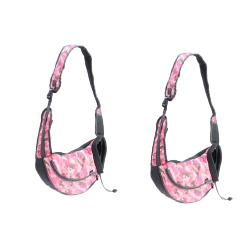 Kisangel 2st Hund Tragetasche Tragetuch Für Haustiere Haustierhandtasche Taschen Hund Umhängetasche Tragetasche Für Haustiere Schultertasche Umhängetasche Für Haustiere Rosa von Kisangel