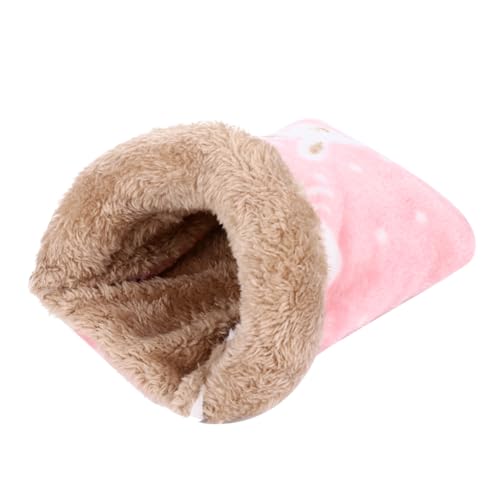 Kisangel 3 Stück Kleines Haustier Baumwolle Nest Hamster Winterbett Hamster Warmes Bett Haustier Schlafbeutel Hamsterkäfig Zubehör Haustier Fleece Bett Fleece Haustier Tasche Haustier von Kisangel