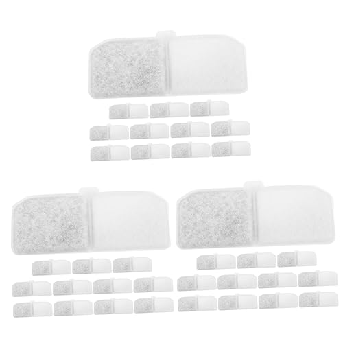 Kisangel 36 STK Wasserspender Filterwatte Automatischer Wasserspender Wasserfontäne Filter Für Katzenbrunnen Trinkfilterschwamm Filtern Filtermatte Weiß Ionenaustauscherharz Filter Element Kisangel 36 STK Wasserspender Filterwatte Automatischer Wasserspender Wasserfontäne Filter Für Katzenbrunnen Trinkfilterschwamm Filtern Filtermatte Weiß Ionenaustauscherharz Filter Element von Kisangel