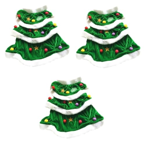 Kisangel 3St Haustierkleid für Party weihnachtskostü Hunde Weihnachts hundepullover Weihnachts-Hundepullover pet Weihnachten Cosplay Outwear Weihnachtsbaum äntel Hundekleidung Modellieren Kisangel 3St Haustierkleid für Party weihnachtskostü Hunde Weihnachts hundepullover Weihnachts-Hundepullover pet Weihnachten Cosplay Outwear Weihnachtsbaum äntel Hundekleidung Modellieren von Kisangel