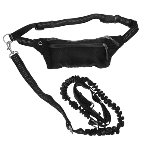 Kisangel 3St Hundehüftleine Laufende Hundeleine Hundehalsband freihändige hundeleine Hands Free hundeleine Welpengeschirr gürteltasche Haustier Gurt Leinen mit dem Hund spazieren gehen von Kisangel