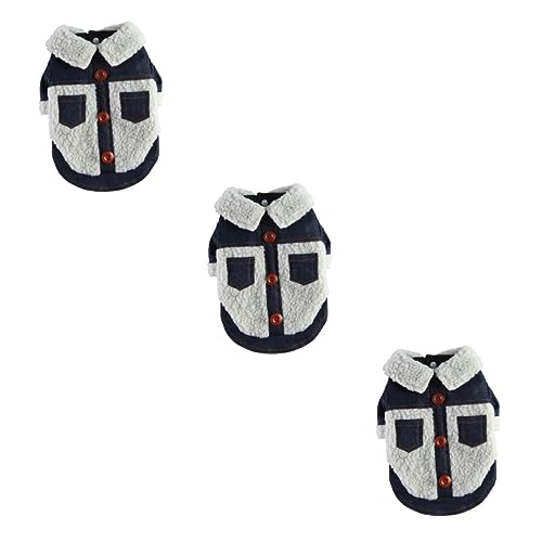 Kisangel 3stücke Fashionable Hundemantel Für Winter Bequemer Und Warmer Hundejacket Strapazierfähige Hundeoberbekleidung Für Kleine Und Mittelgroße Hunde Wintermode Für Ihr Haustier Kisangel 3stücke Fashionable Hundemantel Für Winter Bequemer Und Warmer Hundejacket Strapazierfähige Hundeoberbekleidung Für Kleine Und Mittelgroße Hunde Wintermode Für Ihr Haustier von Kisangel
