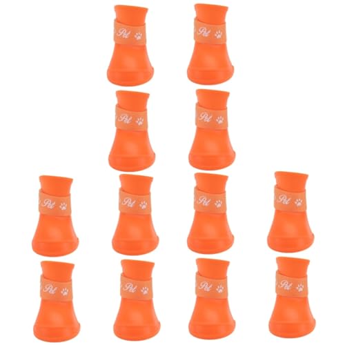 Kisangel 3St Regenstiefel für Welpen pet paw pet Supplies Socken für den Winter Regen aus Gummi Gummi-Regenschuhe für Hunde Regenstiefel für Haustiere Hündchen Stock von Kisangel