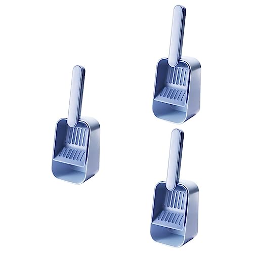 Kisangel 3St Schaufel für Katzenstreu cat Litter Shovel katzenstreu schippe pet sieb Schaufel Metall Wurfschaufel Haustier-Katzenstreu-Schaufel groß Müllschaufel Poop-Schaufel Kätzchen PVC von Kisangel